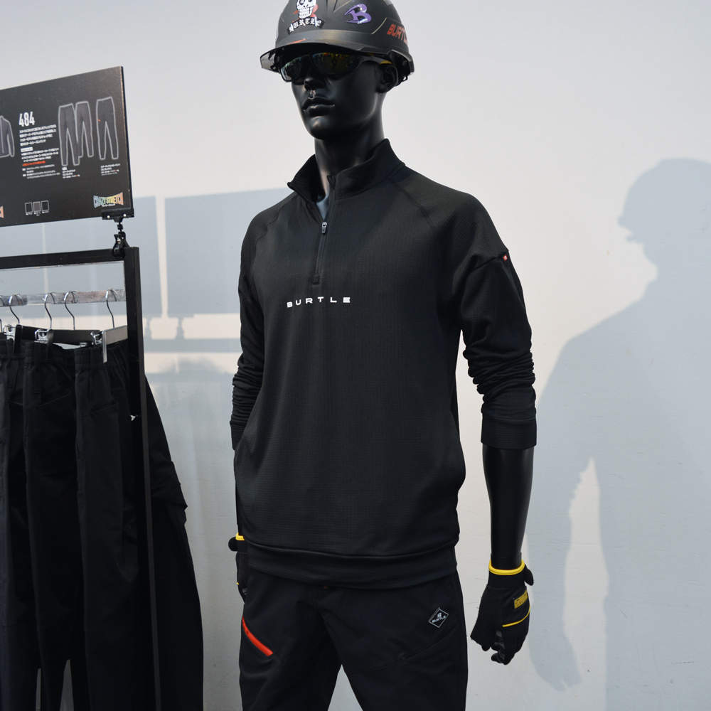 バートル4113ハーフジップ