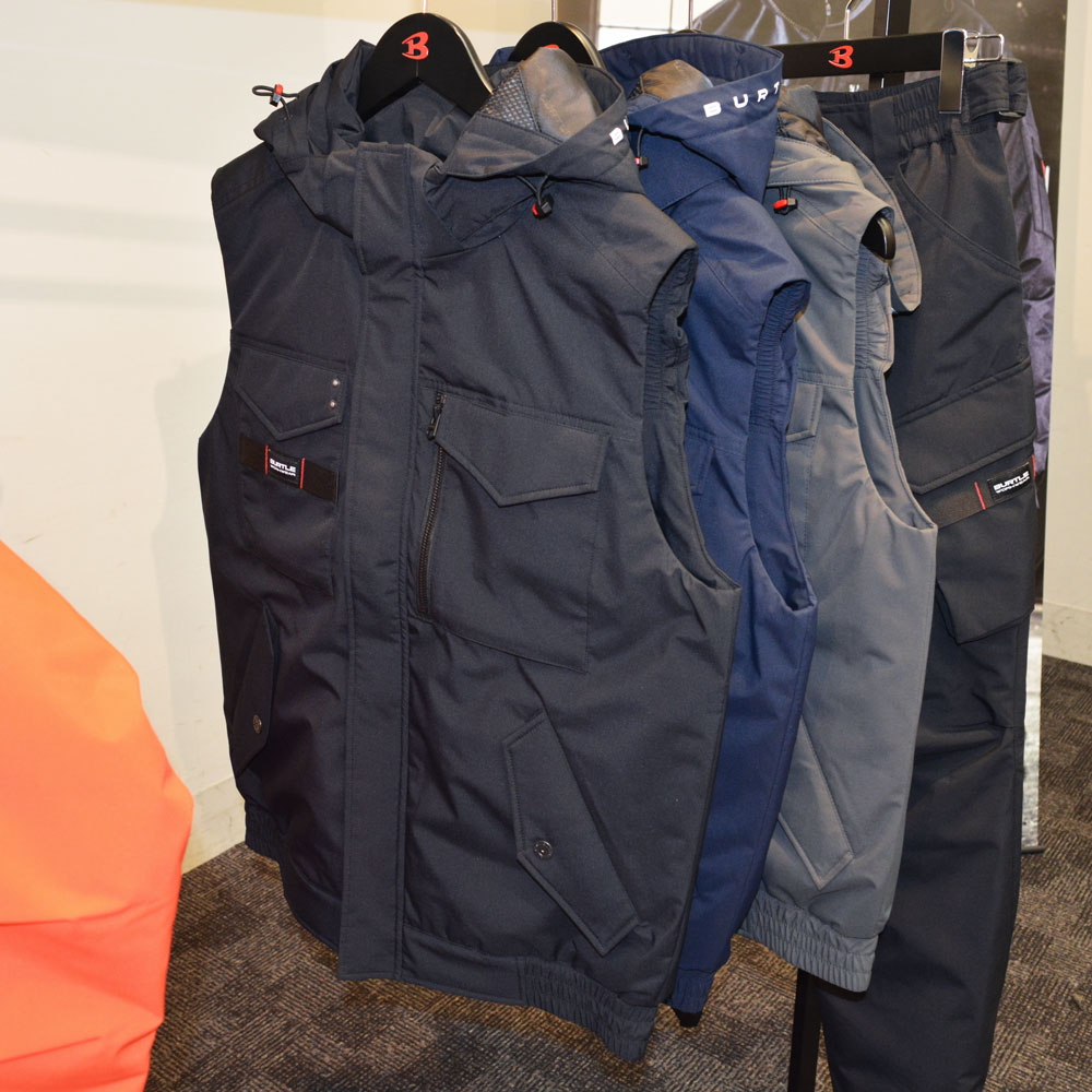 burtle5064丸洗いできる防寒ベスト黒