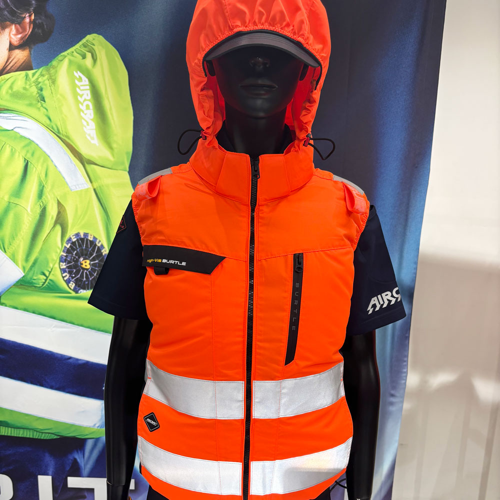 バートルAC2114空調ベストオレンジ