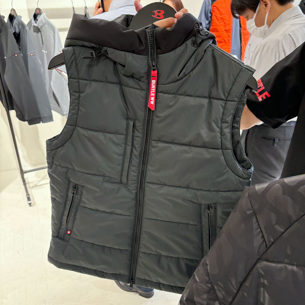 バートル5034防寒フーディベスト新色ノースグリーン