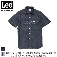 [リー] Lee LWS46002 メンズワーク半袖シャツ