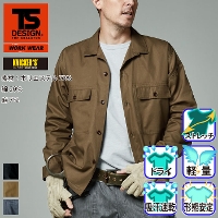 藤和 [TS Design] 55306 TS × TEC ライトクロスニッカ—ズロングスリーブシャツジャケット